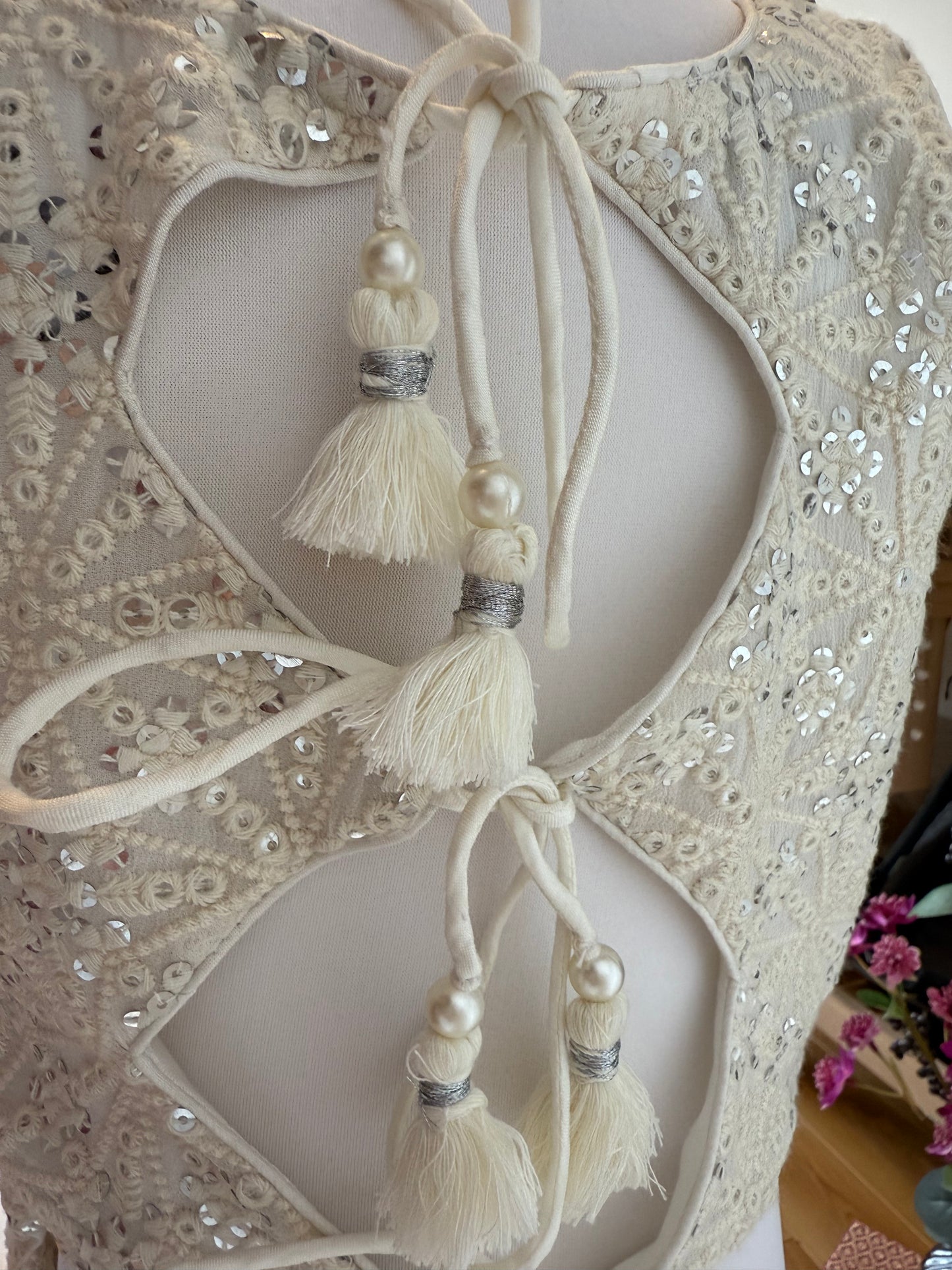 Off White Lakhnavi Palazzo Set