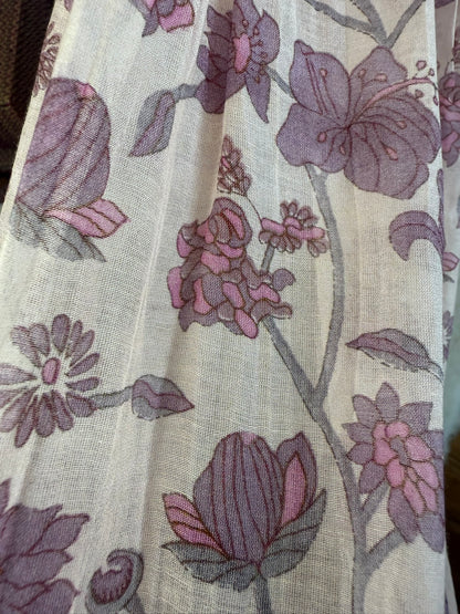 Floral Print Lengha with Embellished Blouse