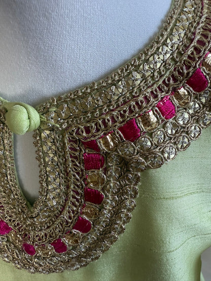 Pistachio Green Anarkali Set
