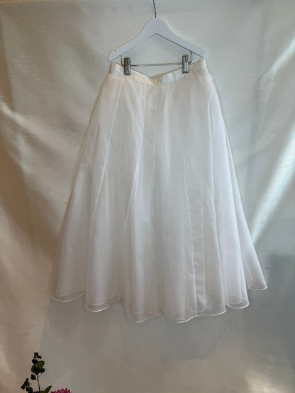 Peach Kurta with White Palazzo Trousers