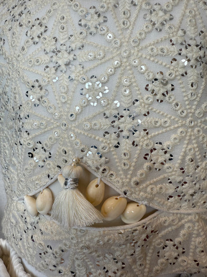 Off White Lakhnavi Palazzo Set