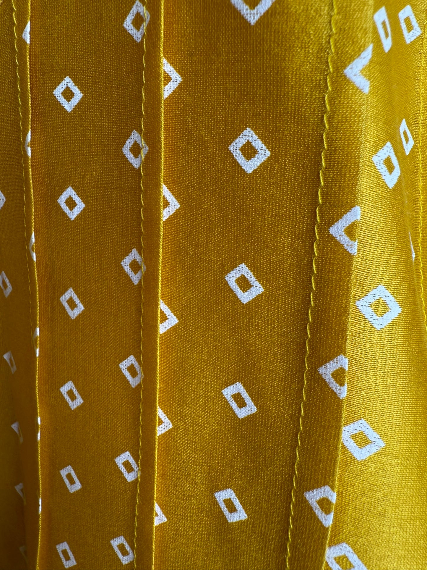 Mustard Yellow Bandhani Print Kurta Set
