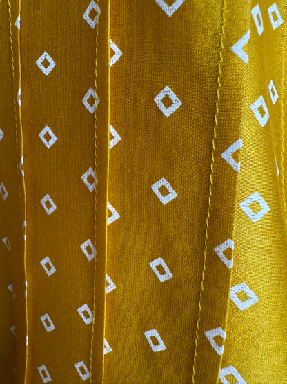 Mustard Yellow Bandhani Print Kurta Set