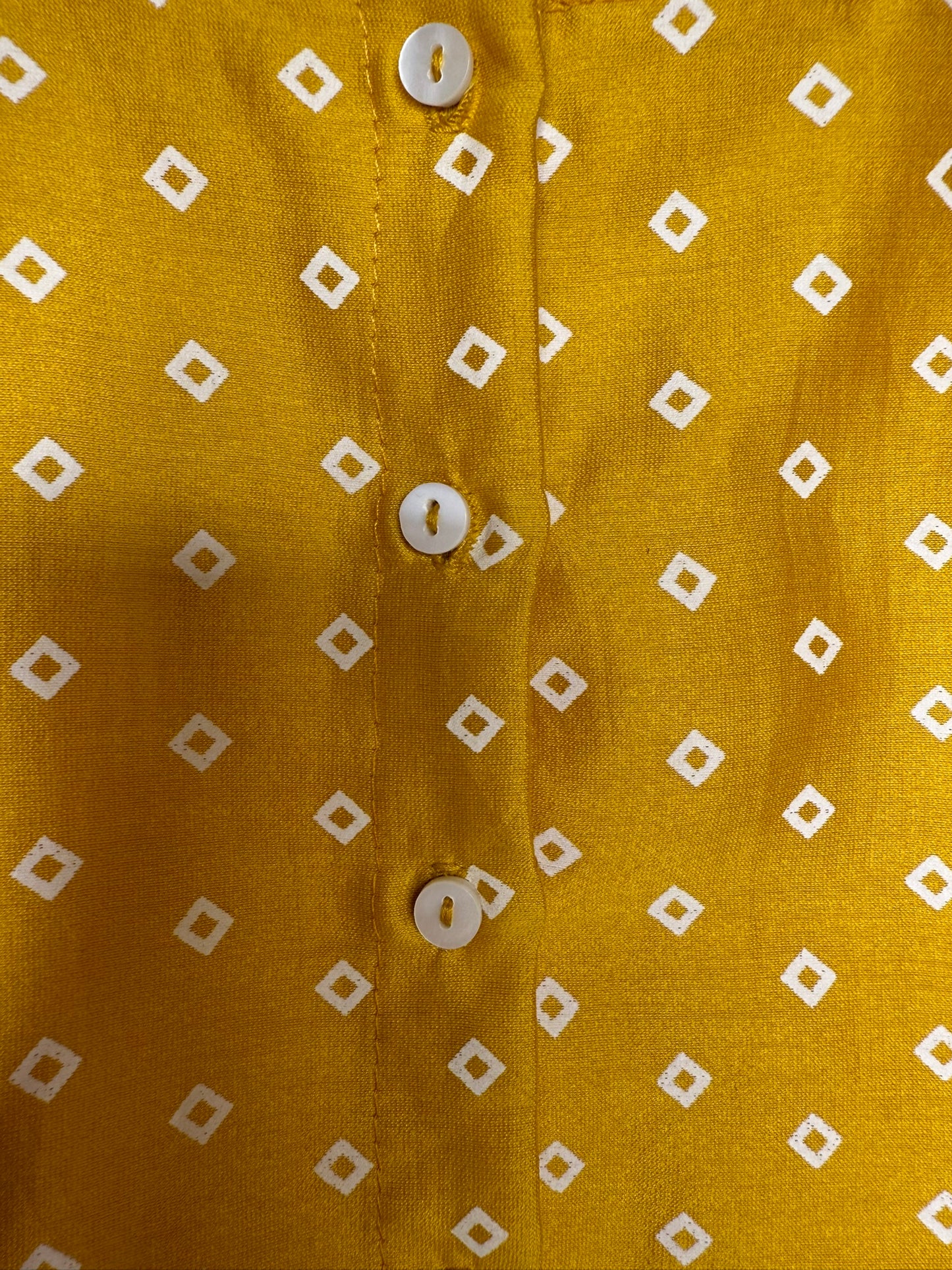 Mustard Yellow Bandhani Print Lengha