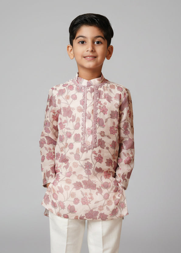 Floral Print Kurta Set