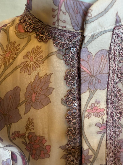 Floral Print Kurta Set